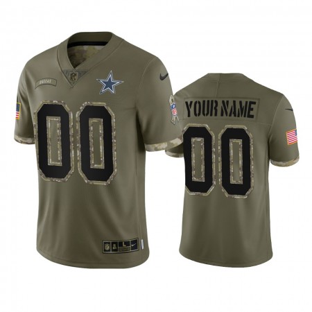 Camiseta Hombre NFL Dallas Cowboys Personalizar Olive 2022 Salute To Service Limited Camiseta Hombre NFL Dallas Cowboys Personalizar Olive 2022 Salute To Service Limited
